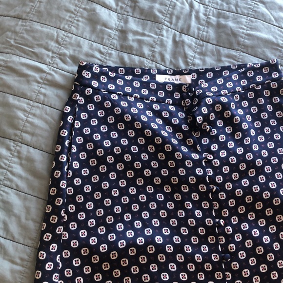 FRAME button down Satin Skirt - Picture 6 of 6